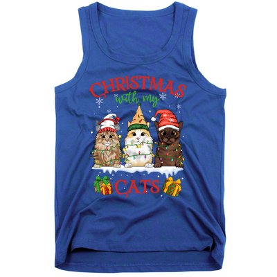 Merry Catmas Funny Christmas Cagift For Cat Lovers Gift Tank Top