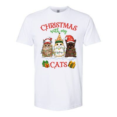 Merry Catmas Funny Christmas Cagift For Cat Lovers Gift Softstyle CVC T-Shirt