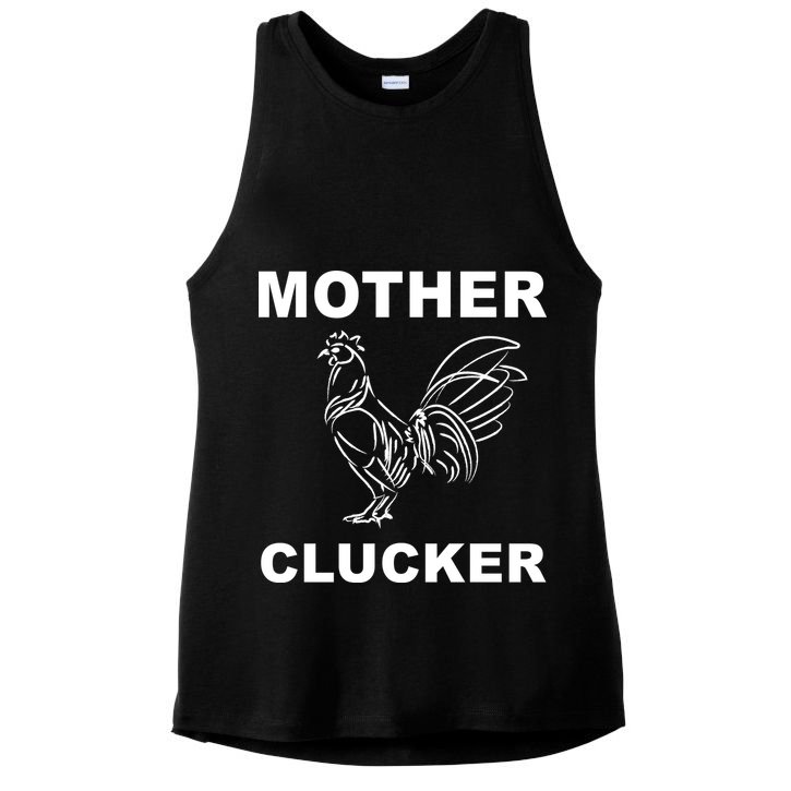 Mother Clucker Funny Chicken Ladies PosiCharge Tri-Blend Wicking Tank