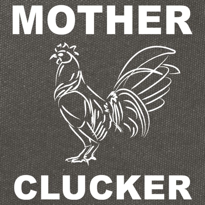 Mother Clucker Funny Chicken Cotton Canvas Backpack