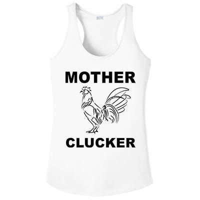 Mother Clucker Funny Chicken Ladies PosiCharge Competitor Racerback Tank