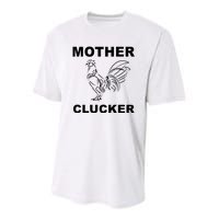 Mother Clucker Funny Chicken Youth Performance Sprint T-Shirt