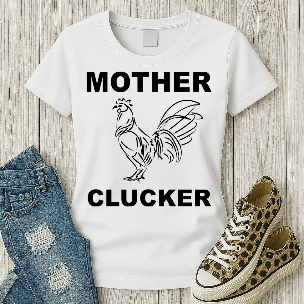 Mother Clucker Funny Chicken Womens T-Shirt