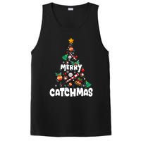 Merry Christmas Funny Gift Merry Catchmas Baseball Christmas Tree PosiCharge Competitor Tank