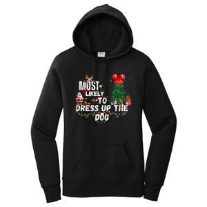 Matching Christmas For The Whole Family Dog Costume Women's Pullover Hoodie