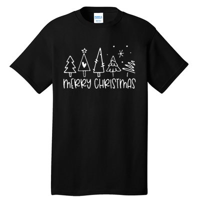 Merry Christmas Family Matching Xmas  Tall T-Shirt