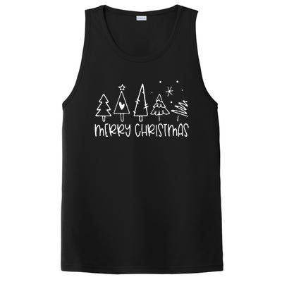 Merry Christmas Family Matching Xmas  PosiCharge Competitor Tank