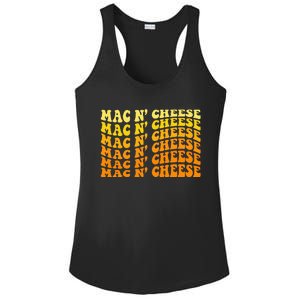 Mac & Cheese Funny Mac NCheese Mac NCheese Ladies PosiCharge Competitor Racerback Tank