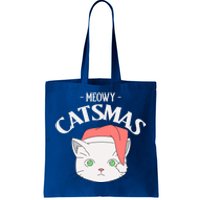 Meowy Catsmas Funny Gift Tote Bag