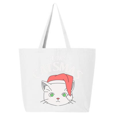 Meowy Catsmas Funny Gift 25L Jumbo Tote