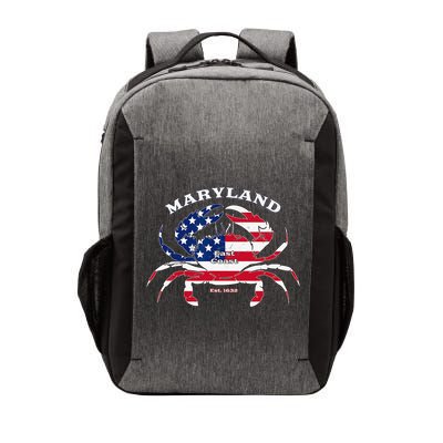 Maryland Crab Flag Patriotic and Quirky Summertime USA Vector Backpack