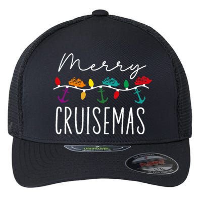 Merry Cruisemas Family Cruise Christmas Cruisin Crew  Flexfit Unipanel Trucker Cap