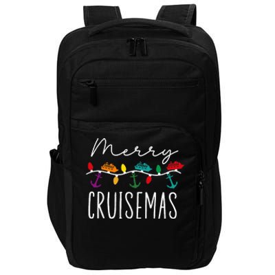 Merry Cruisemas Family Cruise Christmas Cruisin Crew  Impact Tech Backpack