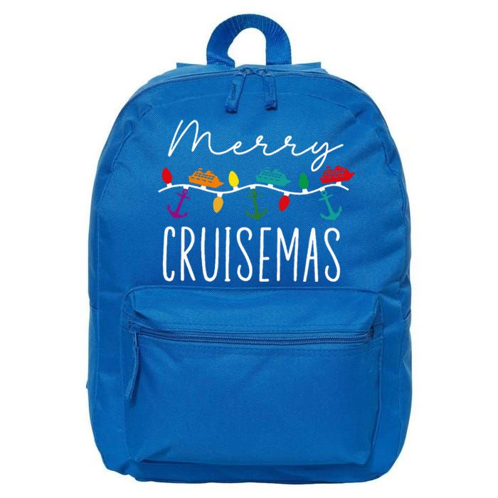 Merry Cruisemas Family Cruise Christmas Cruisin Crew  16 in Basic Backpack