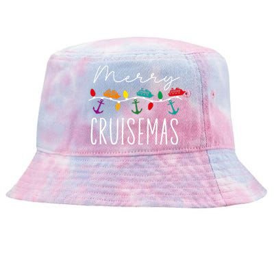 Merry Cruisemas Family Cruise Christmas Cruisin Crew  Tie-Dyed Bucket Hat