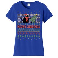 Meowy Christmas Funny Gift Women's T-Shirt