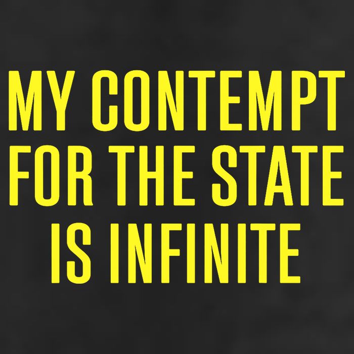 My Contempt For The State Is Infinite Knit Cap Winter Beanie
