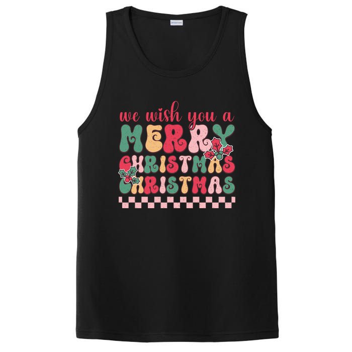 Merry Christmas Festive Greetings PosiCharge Competitor Tank