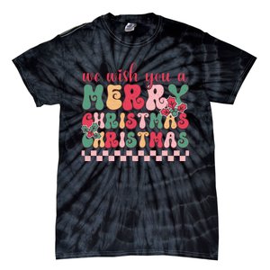 Merry Christmas Festive Greetings Tie-Dye T-Shirt