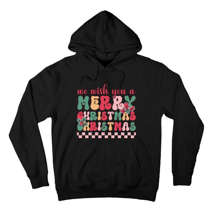 Merry Christmas Festive Greetings Tall Hoodie