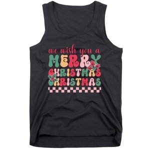 Merry Christmas Festive Greetings Tank Top