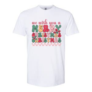 Merry Christmas Festive Greetings Softstyle CVC T-Shirt