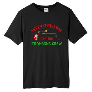 Merry Christmas From The Trombone Crew Band Member Musician Tall Fusion ChromaSoft Performance T-Shirt