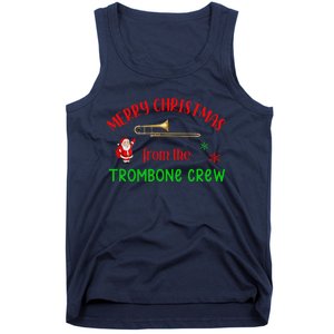 Merry Christmas From The Trombone Crew Band Member Musician Tank Top