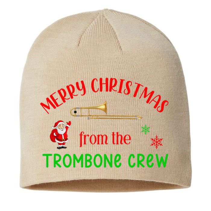 Merry Christmas From The Trombone Crew Band Member Musician Sustainable Beanie