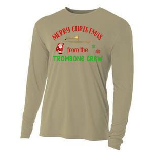 Merry Christmas From The Trombone Crew Band Member Musician Cooling Performance Long Sleeve Crew