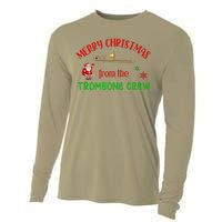 Merry Christmas From The Trombone Crew Band Member Musician Cooling Performance Long Sleeve Crew