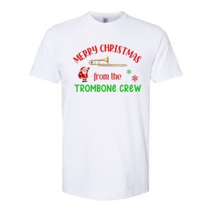 Merry Christmas From The Trombone Crew Band Member Musician Softstyle CVC T-Shirt