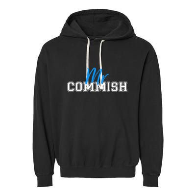Mr Commish Fantasy Football Commissioner Garment-Dyed Fleece Hoodie