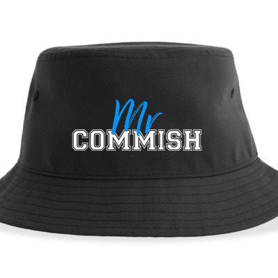 Mr Commish Fantasy Football Commissioner Sustainable Bucket Hat