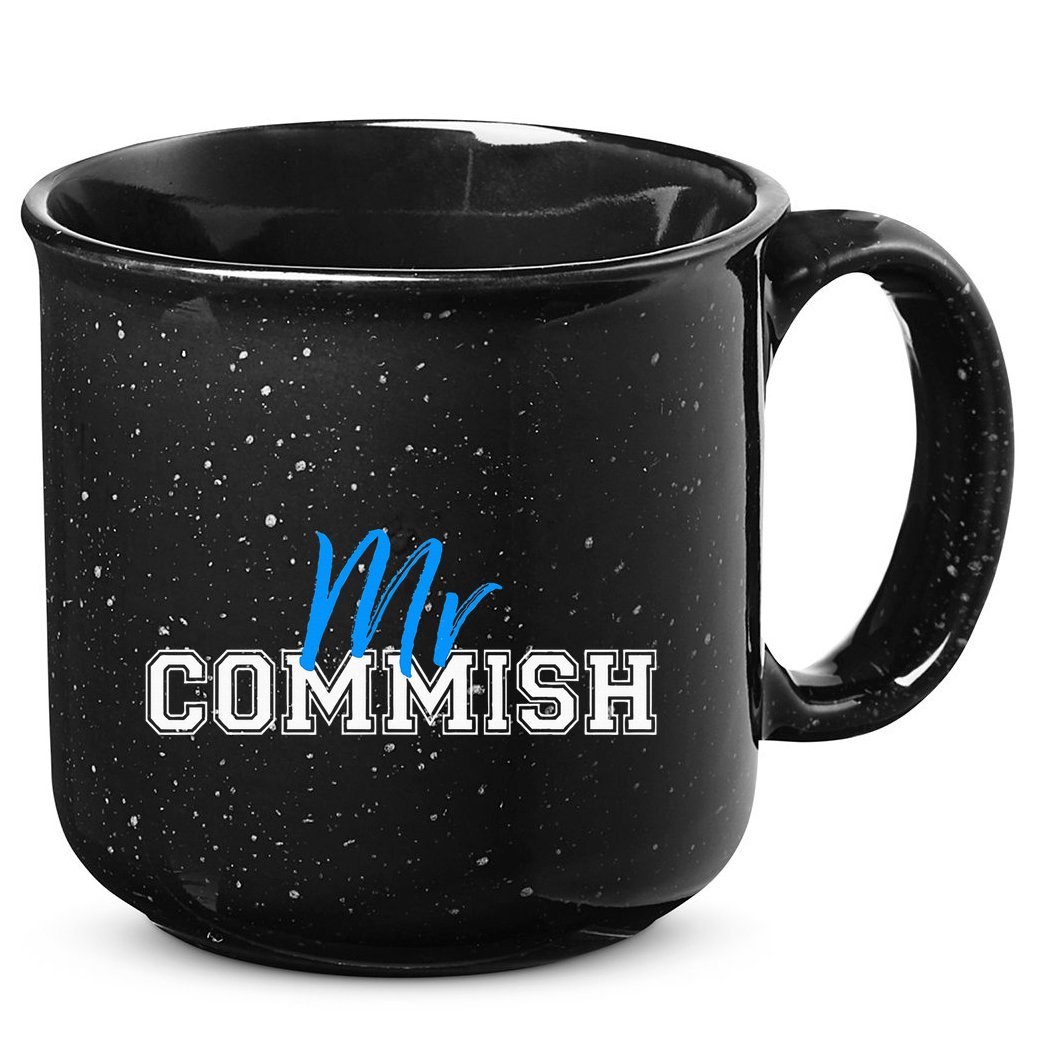 Mr Commish Fantasy Football Commissioner 15oz Campfire Ceramic Mug