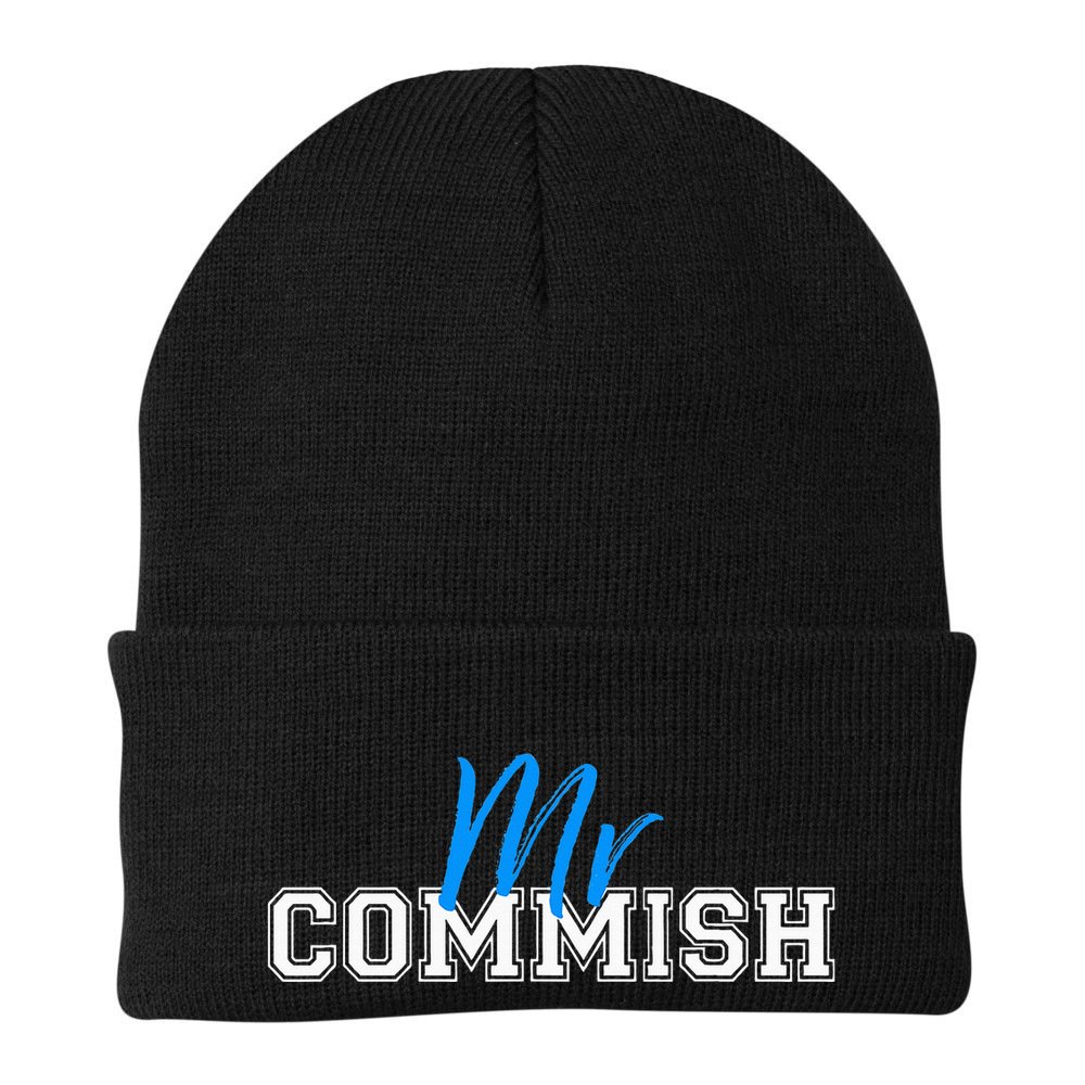Mr Commish Fantasy Football Commissioner Beanie