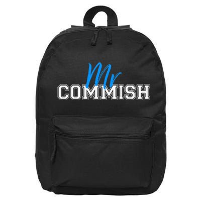 Mr Commish Fantasy Football Commissioner 16 in Basic Backpack