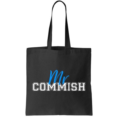 Mr Commish Fantasy Football Commissioner Tote Bag