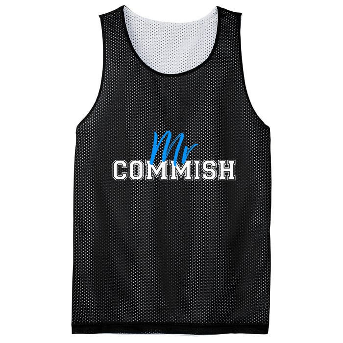 Mr Commish Fantasy Football Commissioner Mesh Reversible Basketball Jersey Tank