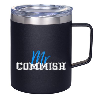 Mr Commish Fantasy Football Commissioner 12oz Stainless Steel Coffee Mug