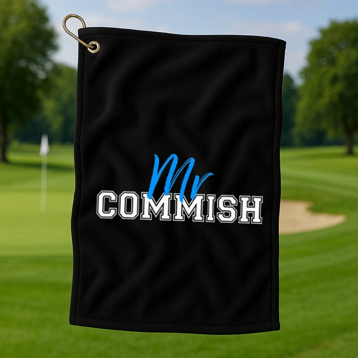 Mr Commish Fantasy Football Commissioner Golf Towel