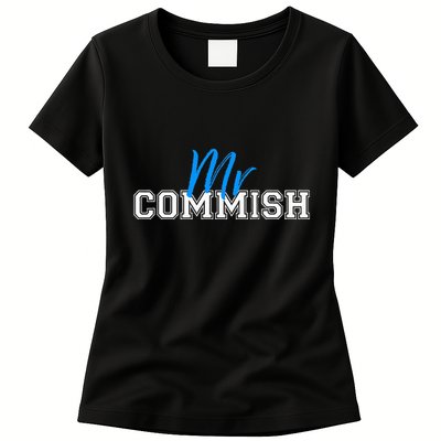 Mr Commish Fantasy Football Commissioner Womens T-Shirt