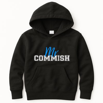 Mr Commish Fantasy Football Commissioner Kids Hoodie