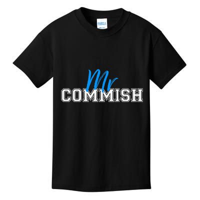 Mr Commish Fantasy Football Commissioner Kids T-Shirt