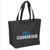 Mr Commish Fantasy Football Commissioner Zip Tote Bag