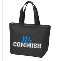 Mr Commish Fantasy Football Commissioner Zip Tote Bag