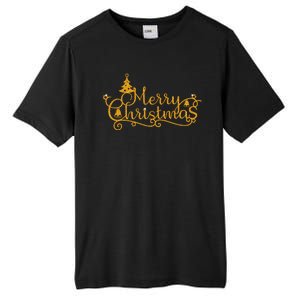 Merry Christmas Festive Holiday Tall Fusion ChromaSoft Performance T-Shirt