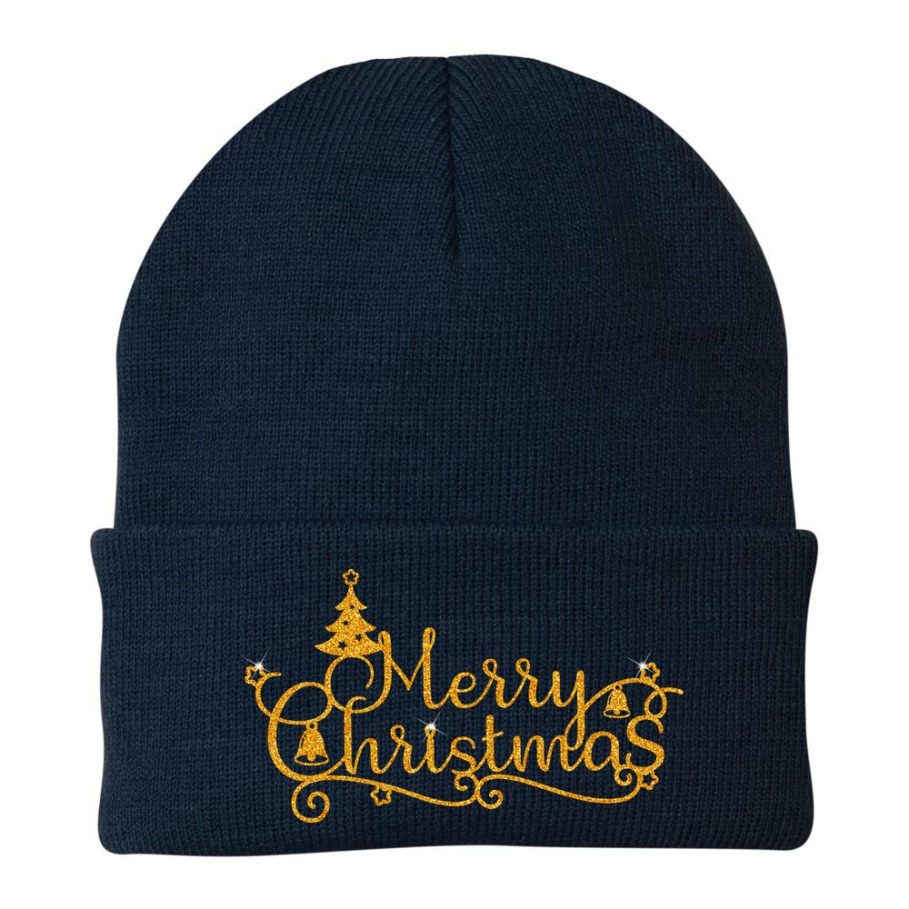 Merry Christmas Festive Holiday Beanie