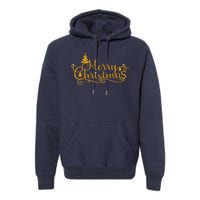 Merry Christmas Festive Holiday Premium Hoodie