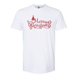 Merry Christmas Festive Holiday Softstyle CVC T-Shirt